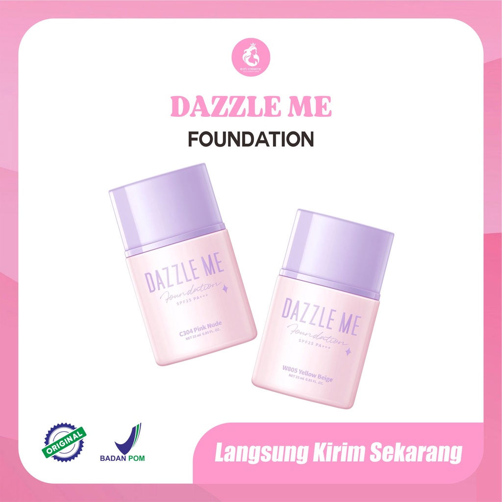 DAZZLE ME Day by Day Foundation - Full Coverage Oil control Long Lasting Makeup SPF 25 PA+++