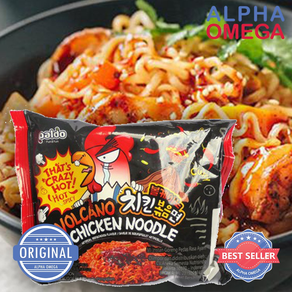 Jual Paldo Volcano Spicy Chicken Noodle 140 Gram Shopee Indonesia