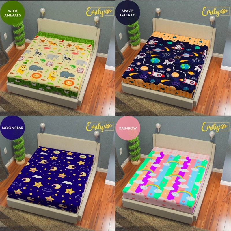Sprei Waterproof Motif Seperai Anti Air Sprai Bagus Lembut Ukuran 120 160 180 200