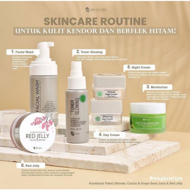 Ms Glow Paket Complete Flek Hitam