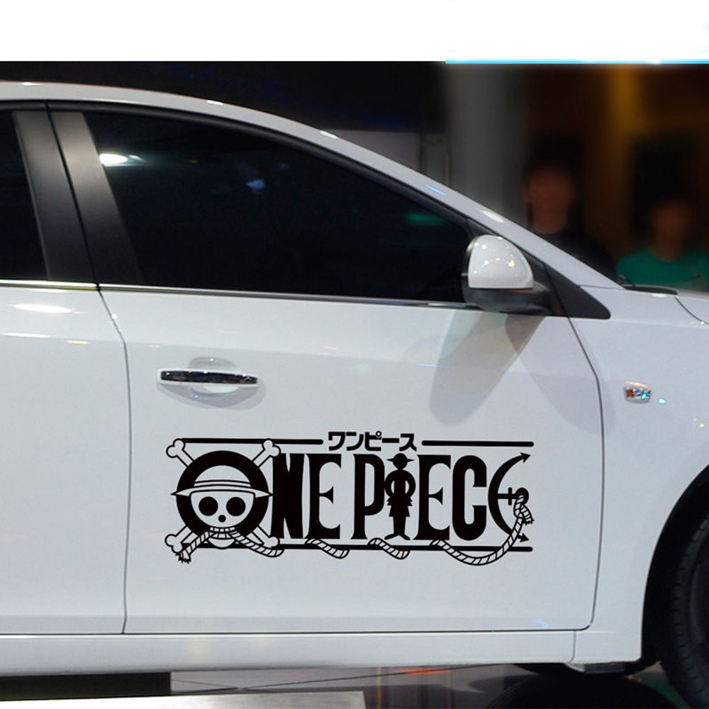 One Piece Sticker Mobil Cutting Sticker Custom Karton Lufy