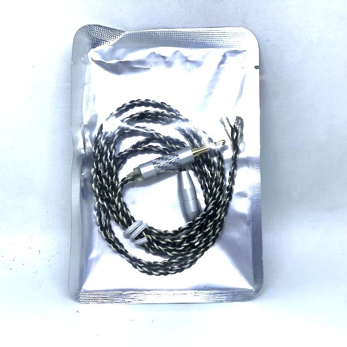 High End Silver Foil Plated DIY Cable Replacement Carbon Fiber Jack