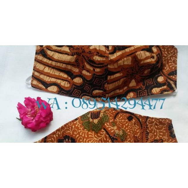 Masker Batik.. 3 Lapis.