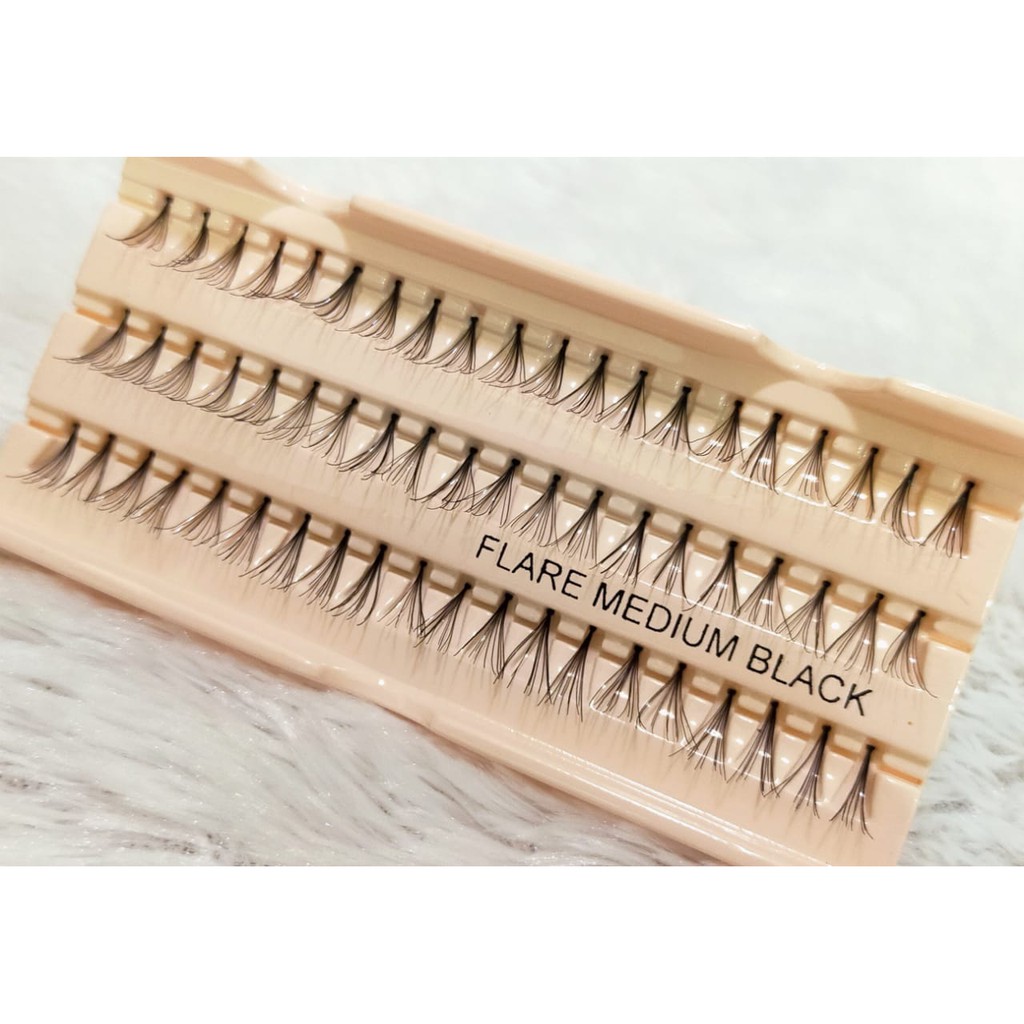 Eyelashes Bulu Mata Tanam Flare / Eyelash Bulu Mata Murah / Bulu Mata - ISI 60 Helai