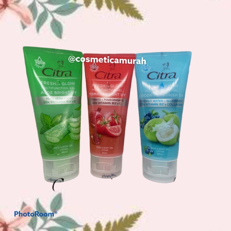 LENGKAP // CITRA FRESH GLOW MULTIFUNTION GEL / CITRA TOMATO GEL / CITRA ALOEVERA GEL