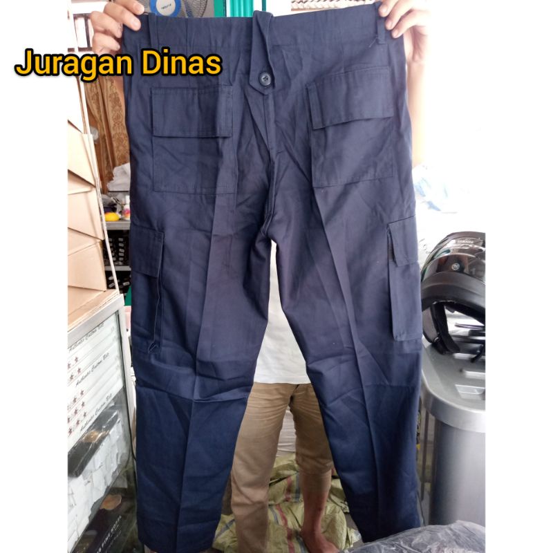 Celana PDL Biru Merk AR Exclusive bahan full drill