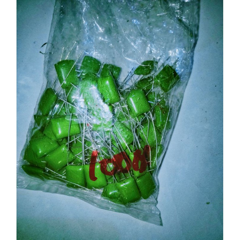 kapasitor milar 100nf 104j