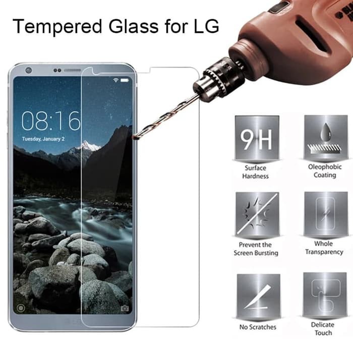 TEMPERED GLASS LG G7 NEW ANTI GORES KACA FULL BENING - SCREEN PROTECTOR