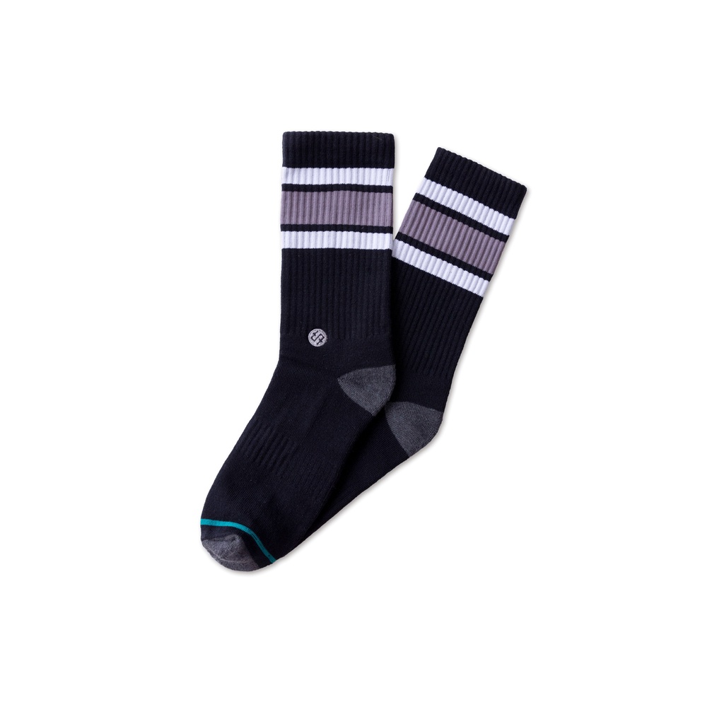 KAOS KAKI SOCKS POLOS SKATE OLDSCHOOL SPORT MOTIF CASUAL STRIP PUTIH ABU HITAM POLOS