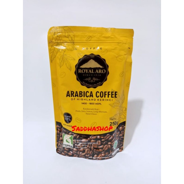 

Kopi Arabika Kerinci Jambi Arabica Coffe Royal Aro Kopi Bubuk Murni Kayu Aro PTPN VI 250g