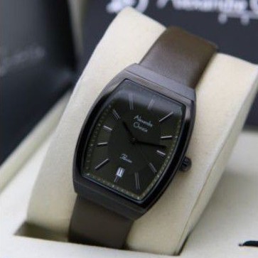 Jam Tangan Wanita Alexandre Christie AC 2909 Brown Green Original