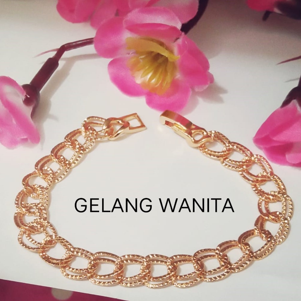 Kenten Acc - Gelang Tangan Perhiasan Wanita Fashion Harian Warna Emas Xuping / Gelang Rantai R-1