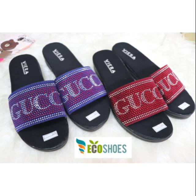  GUCCI  sandal  Slup sandal  murah sandal  wanita  terbaru  