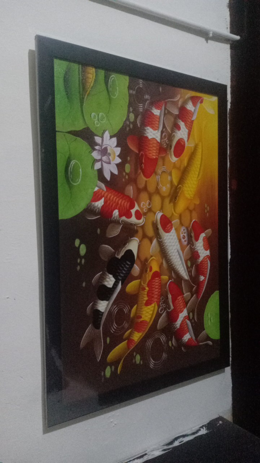 Lukisan Ikan Koi Fengshui