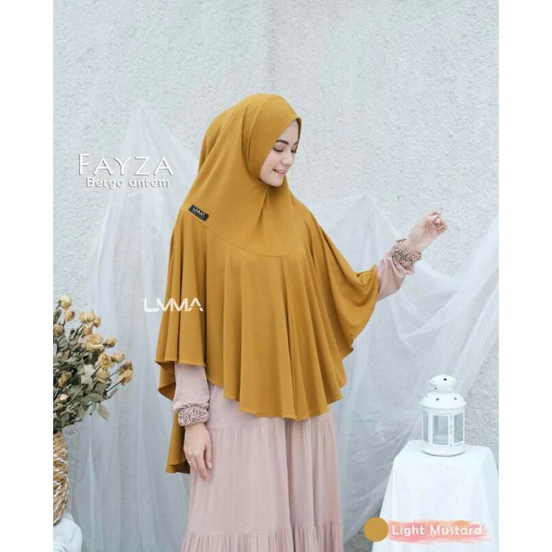 FAYZA BERGO BY UMMA SYARI-Mustard