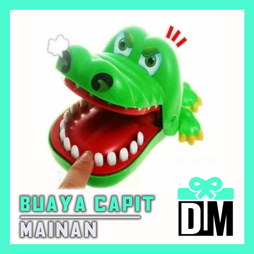 Mainan Edukasi Capitan Buaya Capit Roullete Jepitan Gigi Buaya Jepit Crocodile Dentist Challenge Gam