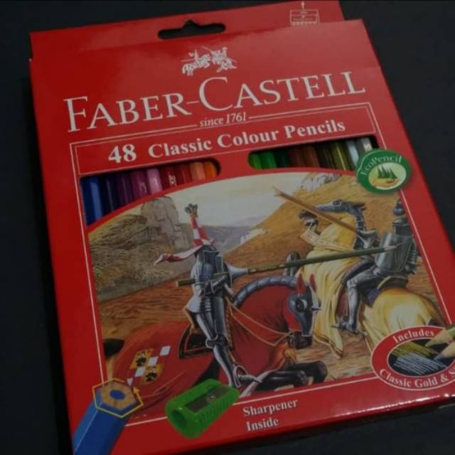 

PENSIL WARNA FABER CASTELL ISI 48 CLASSIC