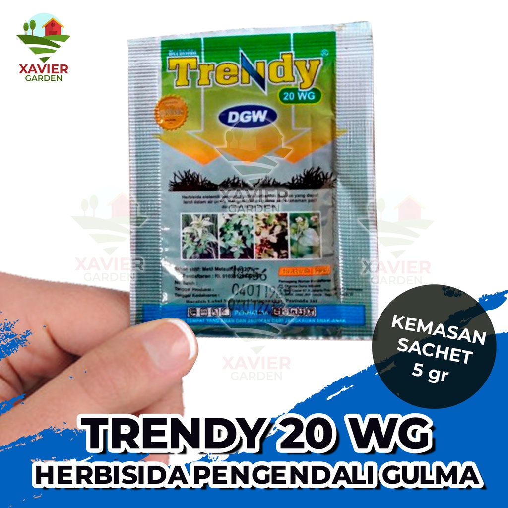HERBISIDA TRENDY 20WG PENGENDALI GULMA 5GR