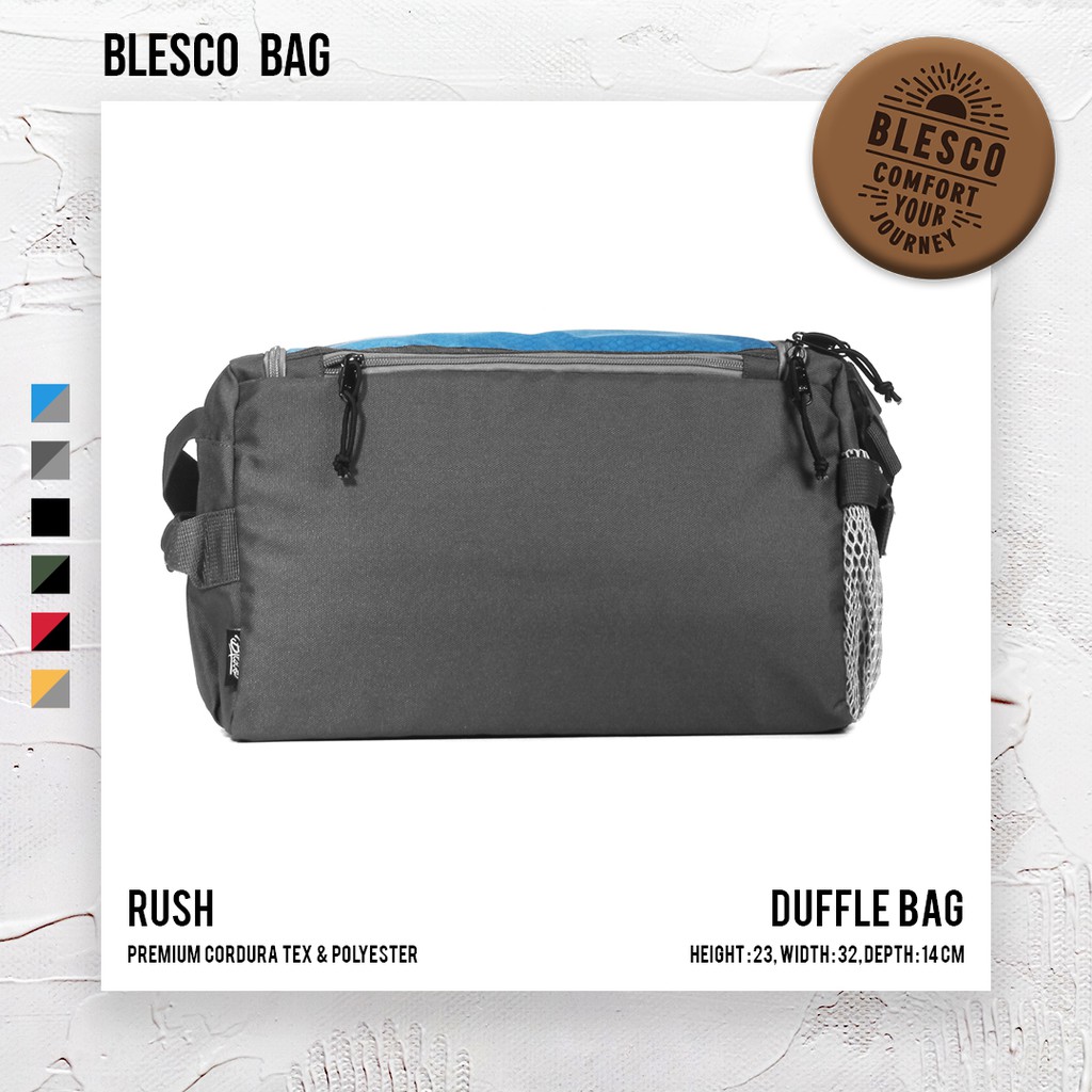 Tas Gym &amp; Fitness Tas Perlengkapan Gym Warna Biru - Blesco Rush