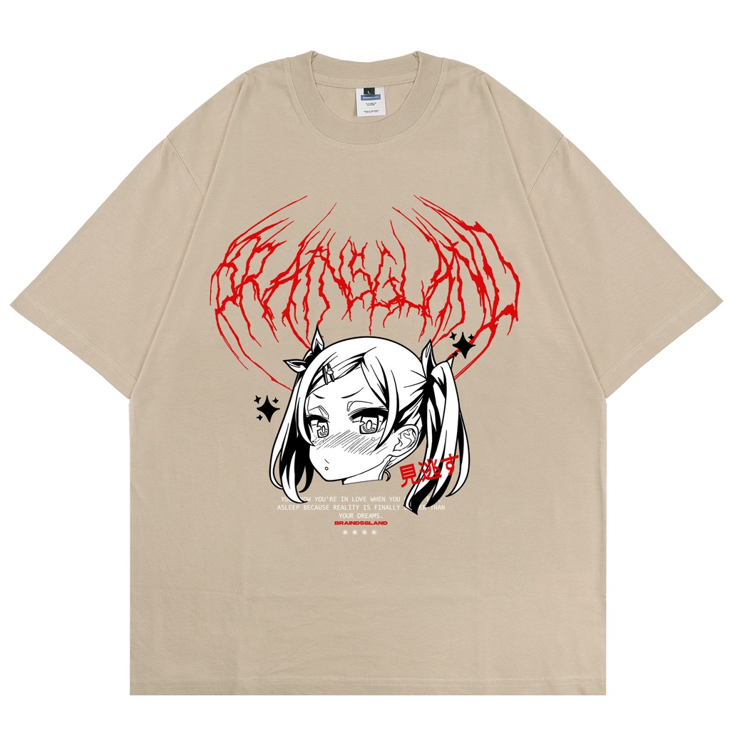 T-Shirt | Waifu | Beige | Brainsgland