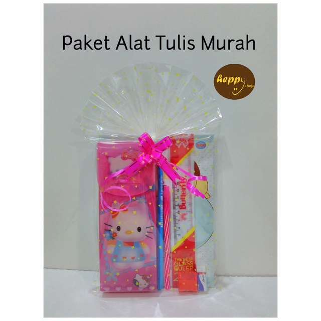 

tulis-alat-paket- paket alat tulis murah, paket bingkisan ulang tahun anak 2 - perempuan -paket-