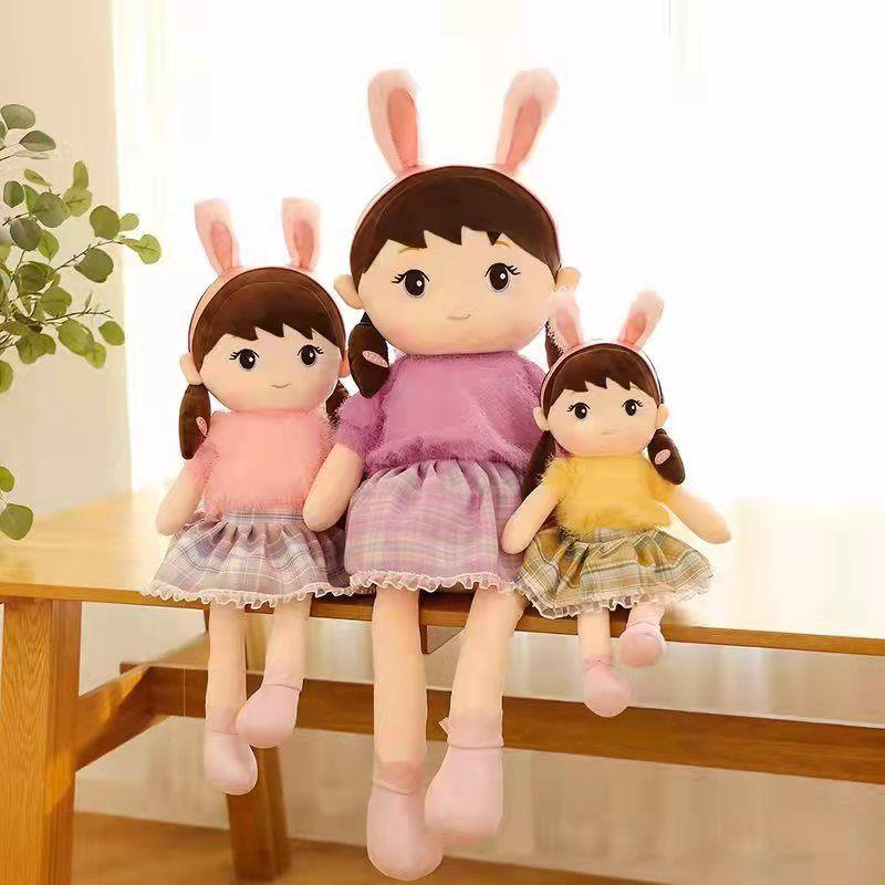 Boneka Pretty Girl Bando Rabbit Tinggi 57cm dan 100cm