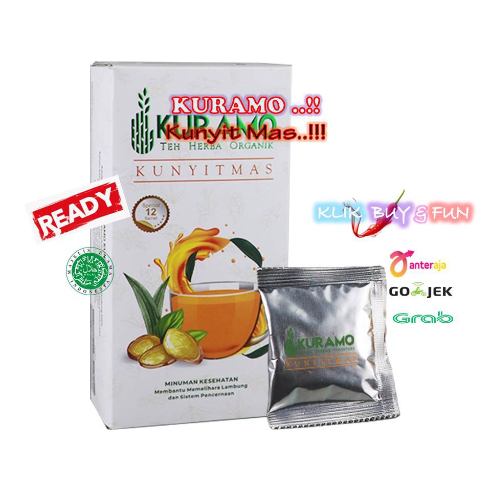 

Kuramo Kunyit Mas Obat Asam Lambung Maag Gerd Kronis Teh Herbal Sachet