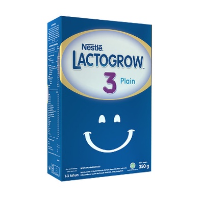 LACTOGROW 3 350gr PLAIN MADU VANILLA