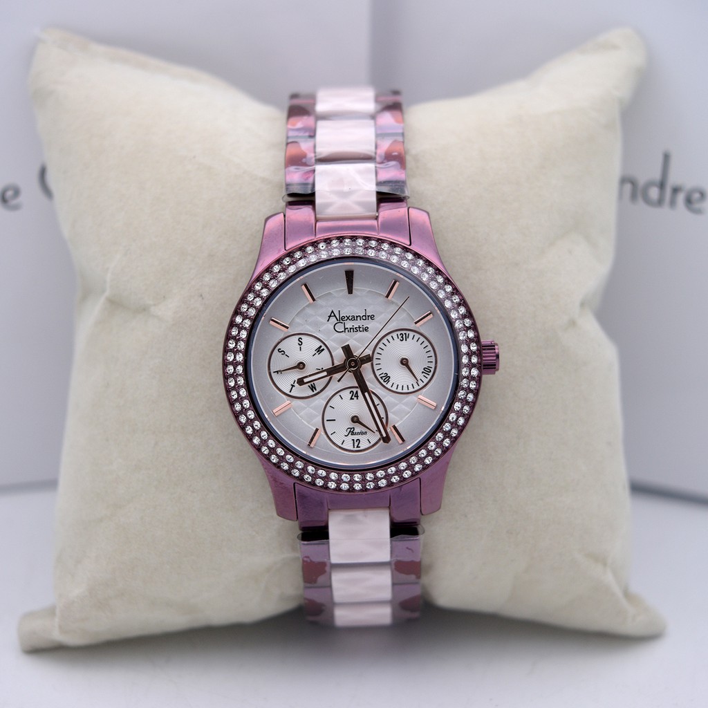 Alexandre Christie AC 2705 Purple White Ladies