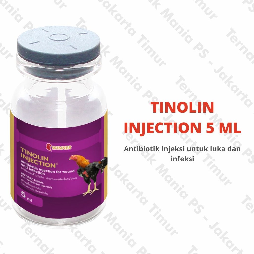 Obat Ayam Adu/Kampung Tinolin Injection 5 Ml JakTim