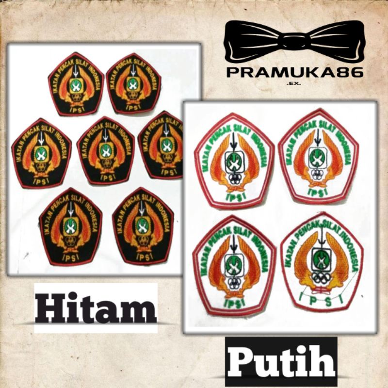 Bedge Bed Bet IPSI - Logo Pencak Silat - Bordir IPSI Bijian