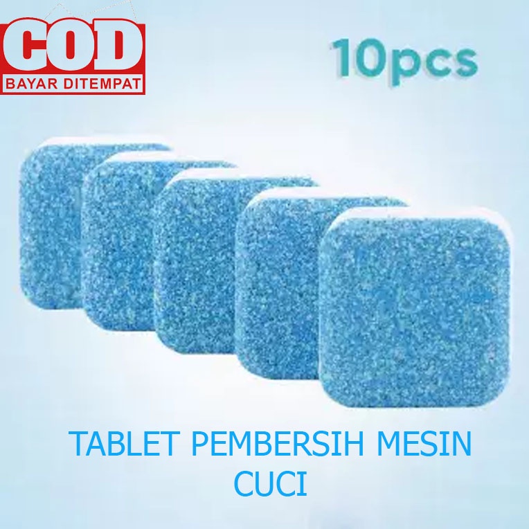 10 PCS - Tablet Pembersih Tangki Mesin Cuci , Tank Cleaner / Tablet Pembersih Mesin Cuci