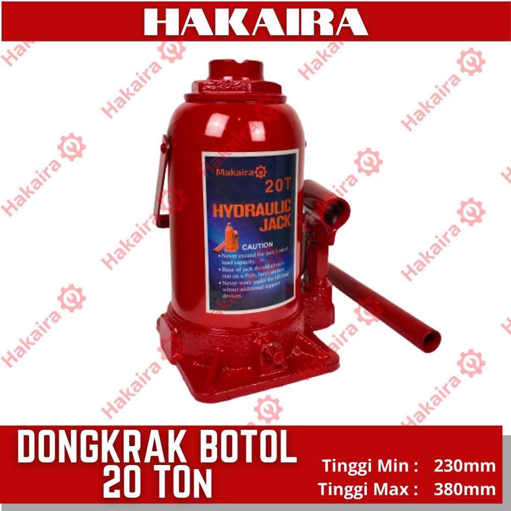 DONGKRAK BOTOL 20 TON HAKAIRA - HYDROLIC BOTTLE JACK