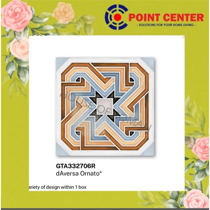 TERLARIS ROMAN GRANIT 30 X 30 GTA332706R DAVERSA ORNATO