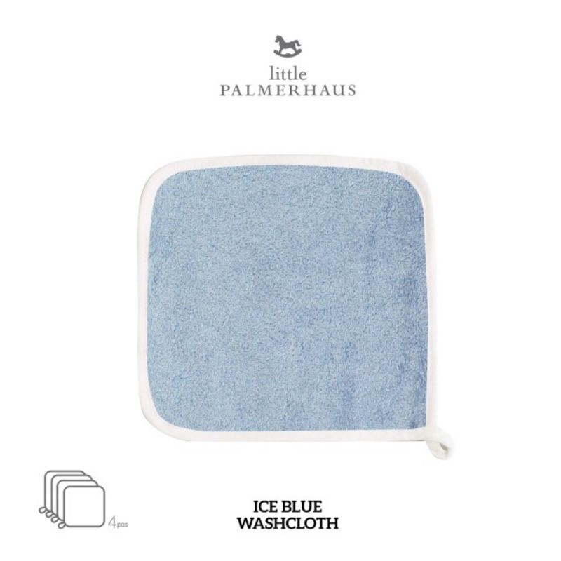 Little Palmerhaus Bam &amp; Boo Bamboo Washcloth Set Of 4/Waslap Bayi