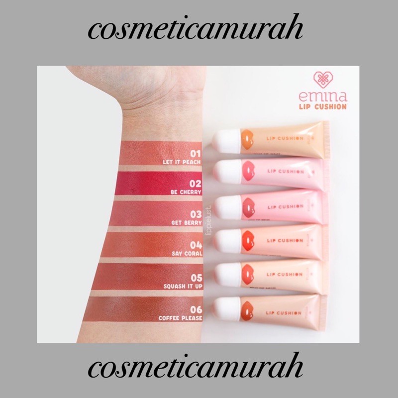 lengkap nomor ! EMINA LIP CUSHION / BEST SELLER EMINA LIP CUSHION