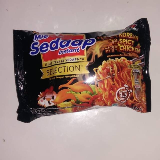 

Mie Sedaap Korean Spicy Chicken