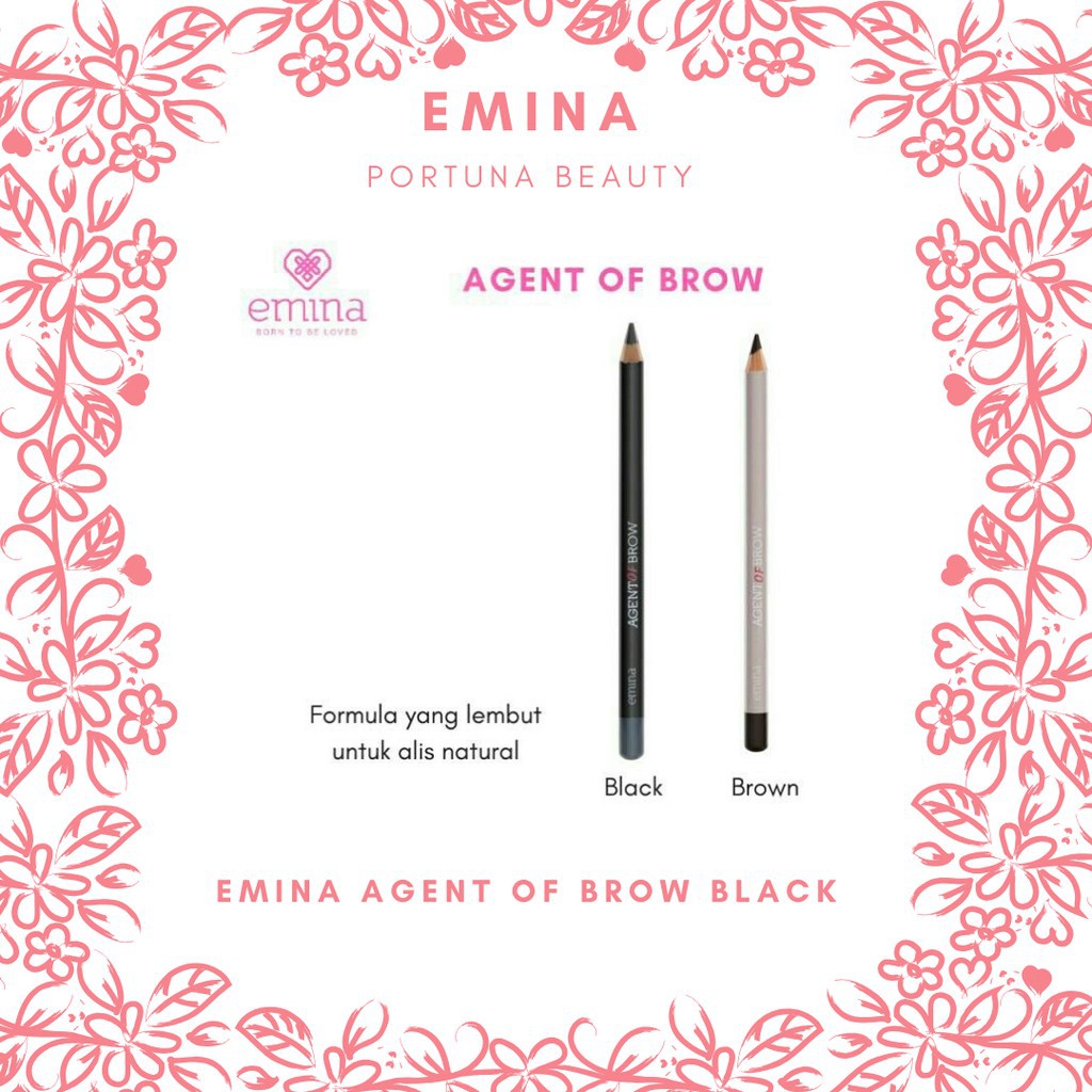 Emina Agent Of Brow Pensil Alis - Emina Eyebrow 1.2gr