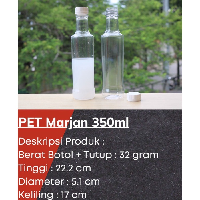 Botol Plastik 350 ml Minuman JUS MARJAN