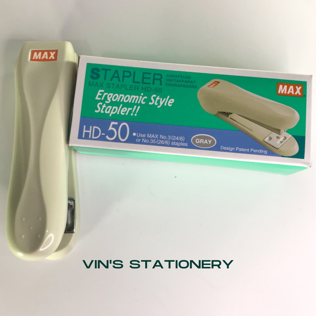 

ORIGINAL STAPLER / STAPLES TOKYO DESIGN MERK MAX HD-50 (BESAR)