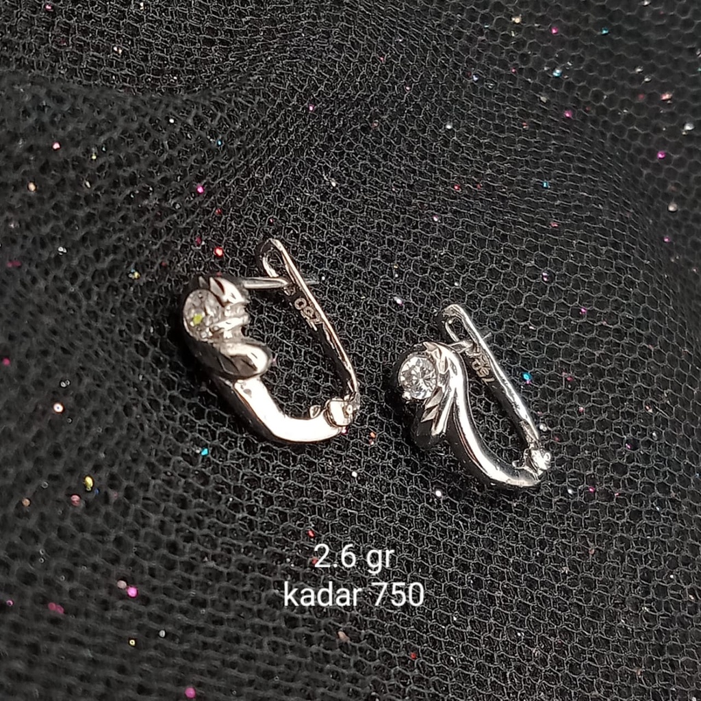 Anting Emas 17K - 2.6 gr Kadar 750 - 970