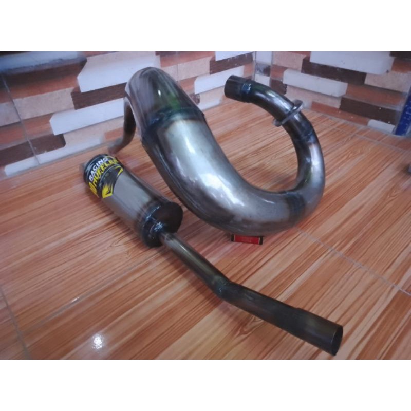 Knalpot Ninja R/RR SS Udang Trail Rangka Standar,GTX,KLX