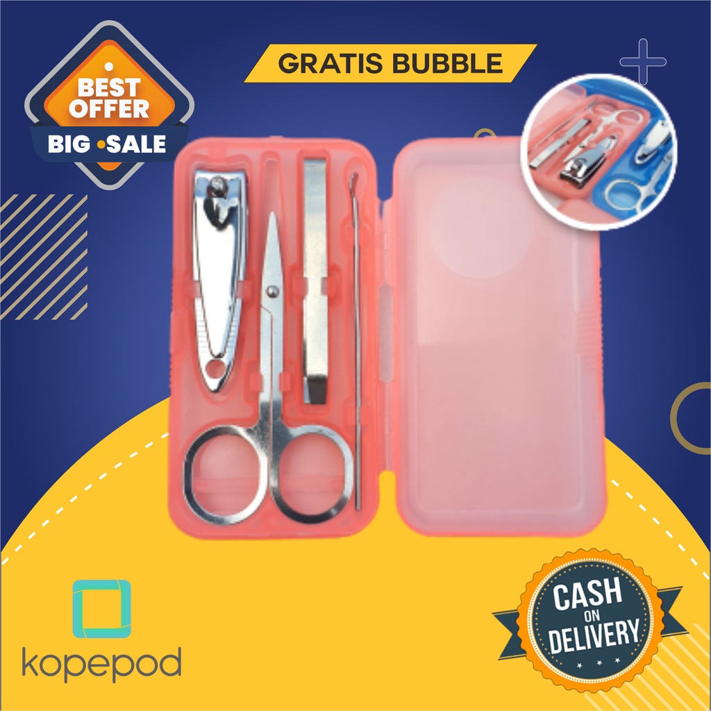 Nail Clipper Gunting Kuku Apel 8 dan 12 Set Medium Clipper