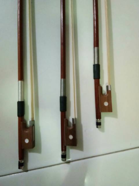 Bow biola standard violin bow size 1/8 1/4 1/2 3/4 4/4 alat gesek biola