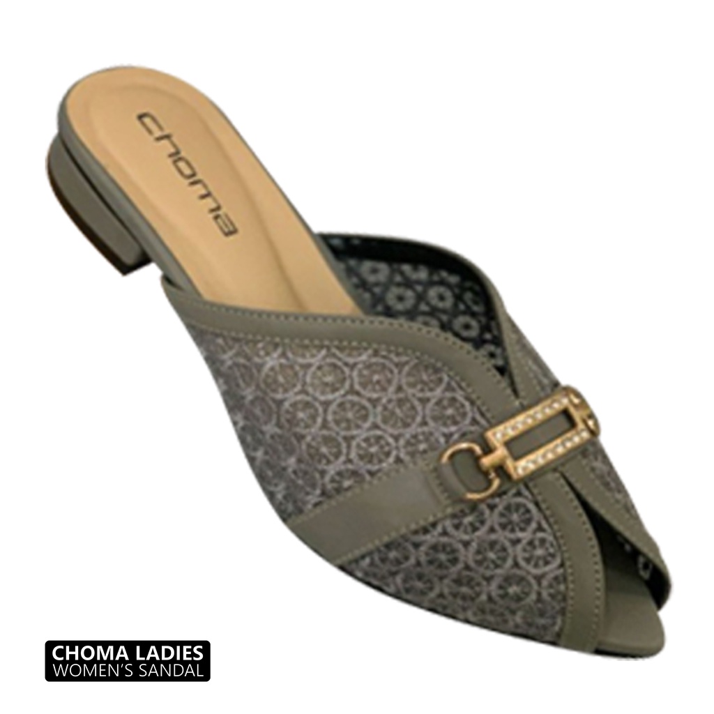 choma Amanda sandal flat|sandal wanita