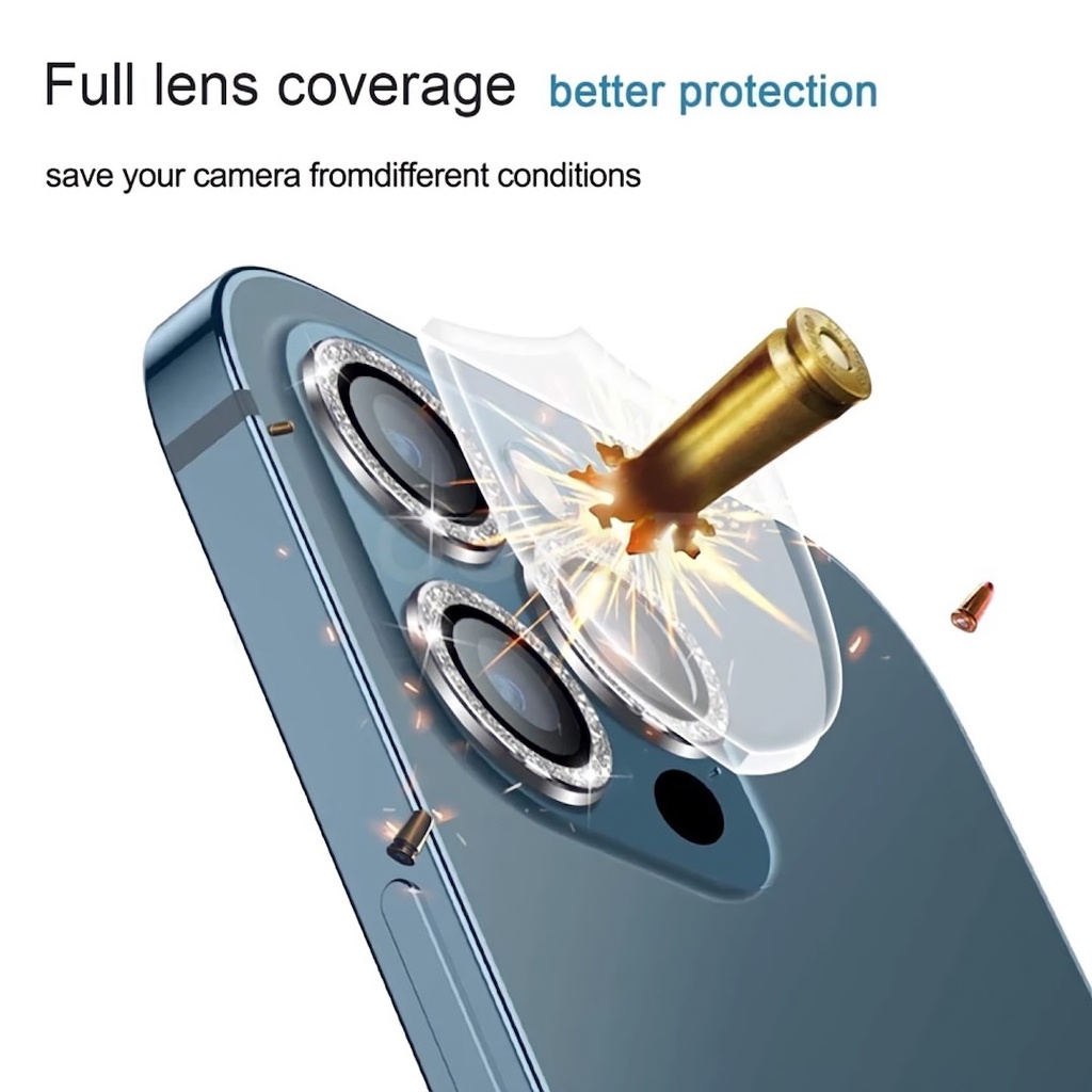 Ring Lensa Camera Protector Glass iPhone Kamera Pelindung Kaca HP iPhone-6