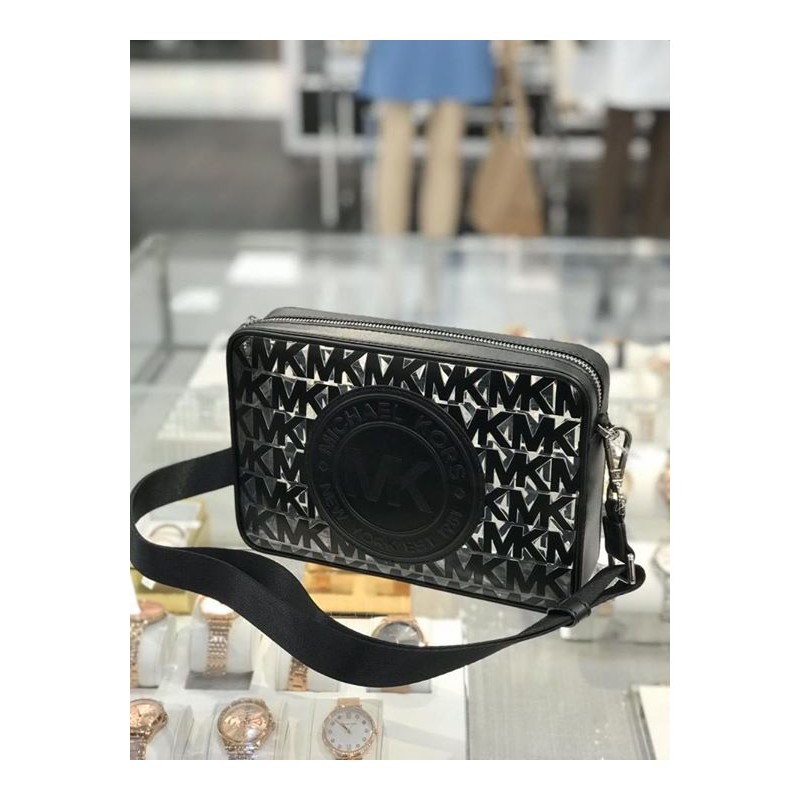 Michael Kors Fulton Sport Large East West Crossbody Black