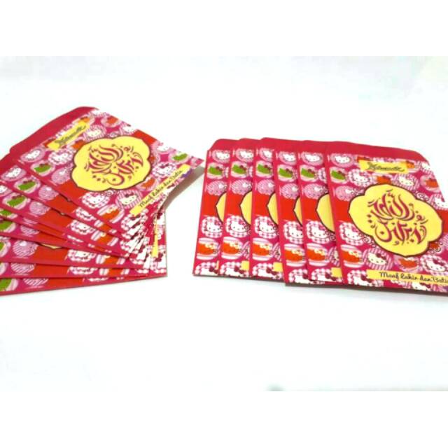 

Amplop / Angpao Lebaran Hello Kitty Dot 100
