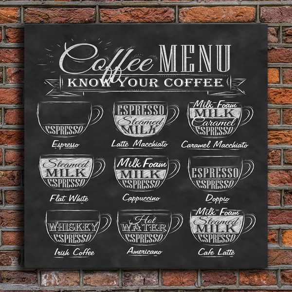 Hiasan Dinding Kata Poster Kayu Quotes  Cafe Vintage Wall 