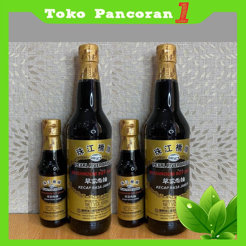 PRB Mushroom/Soy Sauce / Pearl River Bridge /Kecap Rasa Jamur/150 ml/600 ml